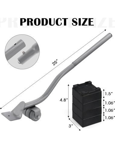 Elevador de Muebles VIOBEPASS con Ruedas y Bloques 0.85 kg