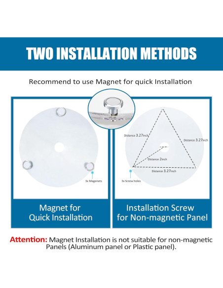 Luz LED para Ventilador de Techo Cooper 18W 6000K Regulable Luz LED para Ventilador de Techo Cooper 18W 6000K Regulable