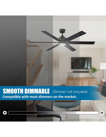 Luz LED para Ventilador de Techo Cooper 18W 6000K Regulable Luz LED para Ventilador de Techo Cooper 18W 6000K Regulable