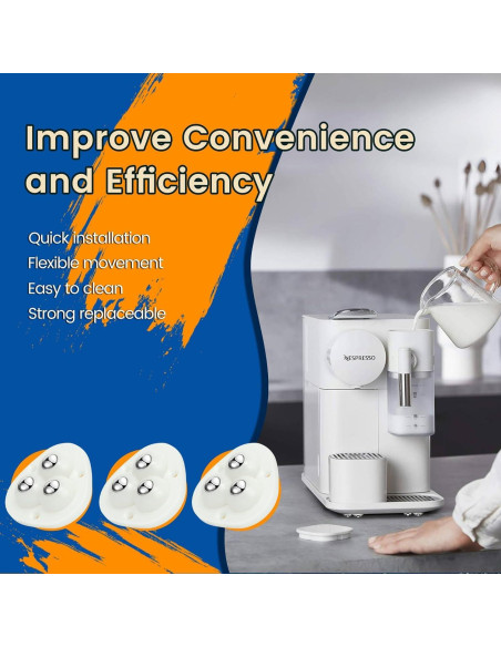 Ruedas Autoadhesivas TRVL FIELDER 8 PCS 360 para Muebles