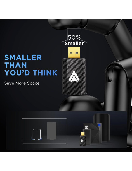 Adaptador Inalámbrico Android Auto MSXTTLY U2A-L9 Carbono