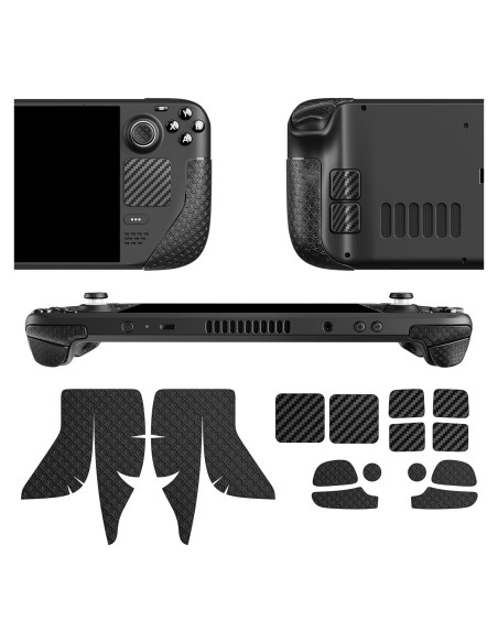 Pegatinas Antideslizantes JINGDU para Steam Deck - Negro