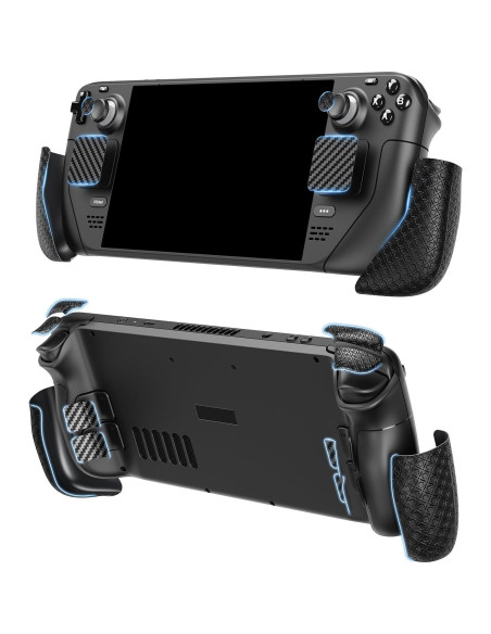 Pegatinas Antideslizantes JINGDU para Steam Deck - Negro