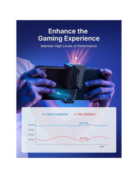 Ventilador JSAUX GP0201 para Steam Deck con Soporte