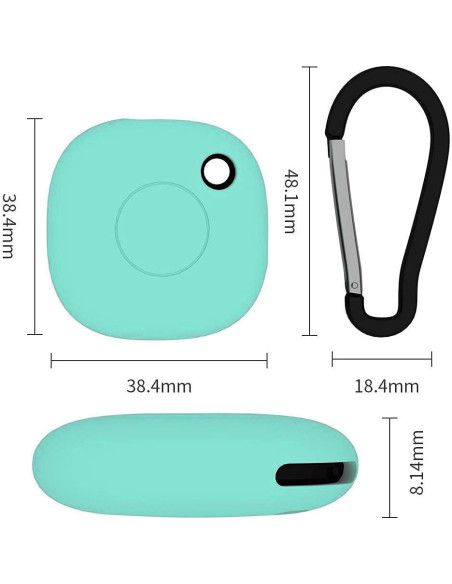 Funda Silicona BLLQ con Clip Llave para Galaxy SmartTag 3 Pzs