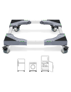 Carro Dolly W B D WEIBIDA Ajustable 4 Ruedas 181 kg