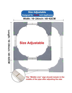 Carro Dolly W B D WEIBIDA Ajustable 4 Ruedas 181 kg 2