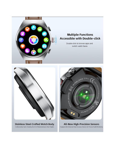 Reloj Inteligente ATEVIX GT95 con Auriculares Bluetooth