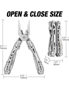 FLISSA Multiherramienta 16-en-1 de Acero Inoxidable 2