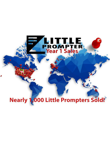 Teleprompter Compacto Little Prompter LP-01 para Video