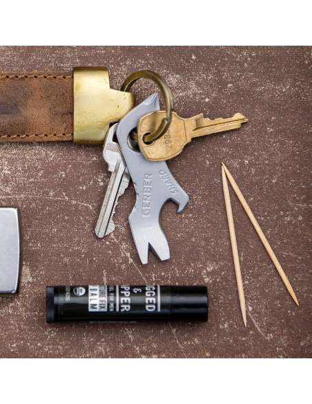 Multiherramienta de Llavero Gerber Gear Shard 7-en-1 Plata