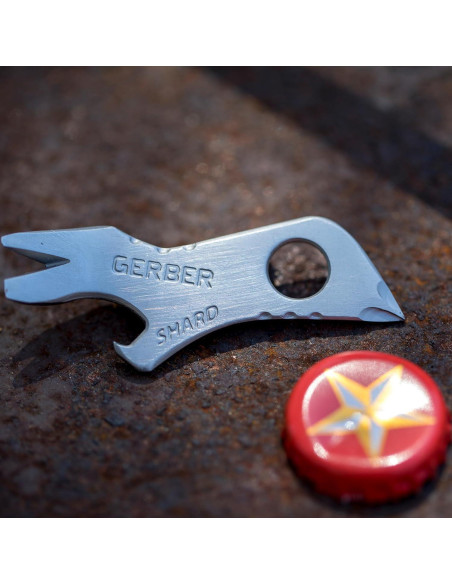 Multiherramienta de Llavero Gerber Gear Shard 7-en-1 Plata