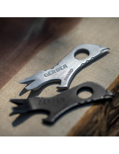 Multiherramienta de Llavero Gerber Gear Shard 7-en-1 Plata