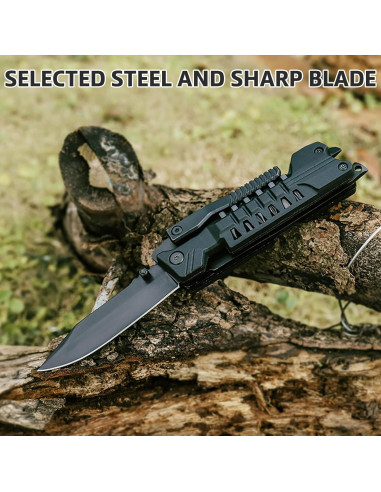 Cuchillo de bolsillo Titorld LJD001 21 en 1 para camping