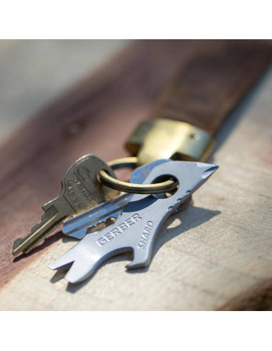 Multiherramienta de Llavero Gerber Gear Shard 7-en-1 Plata