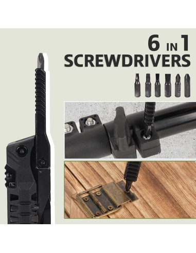 Cuchillo de bolsillo Titorld LJD001 21 en 1 para camping