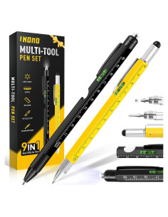 Bolígrafo Multiherramienta INOMO 9 en 1 para Hombres
