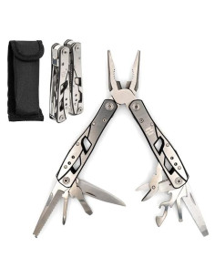 Alicate Multiherramienta Hayvenhurst 12 en 1 Acero Inoxidable
