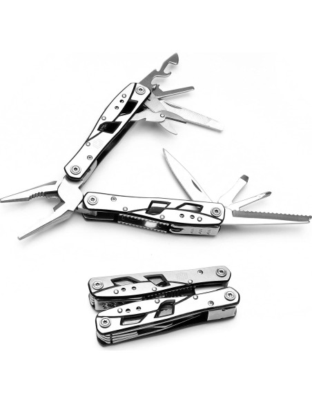 Alicate Multiherramienta Hayvenhurst 12 en 1 Acero Inoxidable