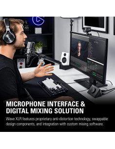 Elgato Wave XLR - Interfaz de Audio USB-C con Preamp 75 dB 2