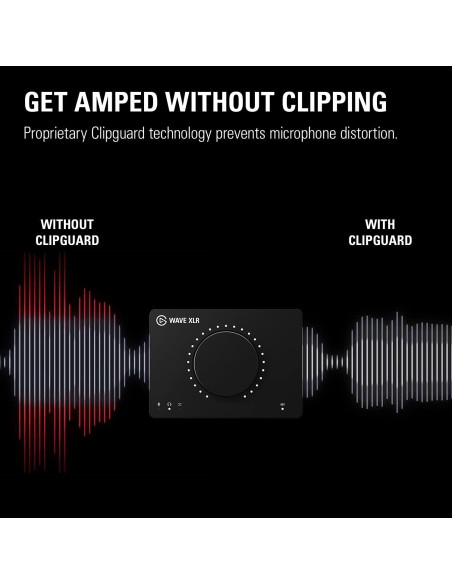 Elgato Wave XLR - Interfaz de Audio USB-C con Preamp 75 dB