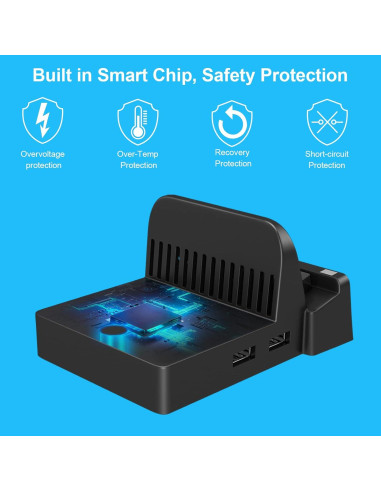 Dock de Carga Ukor para Nintendo Switch - HDMI y USB 3.0