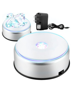 Base de Exhibición Rotativa LED Watris Veiyi 10,16 cm