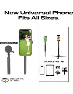 Trípode y Monopod de Golf PrecisionMaster 132 cm Ajustable 2