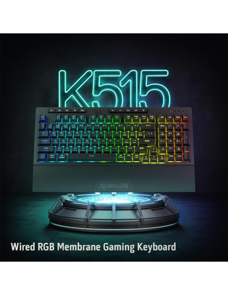 Teclado Gaming Inalámbrico Redragon K515 PRO 98 Teclas RGB