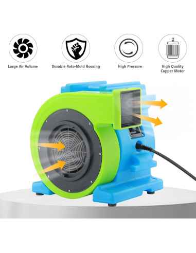 Soplador Inflable MOUNTO 2.0hp Eficiente para Casa de Brincar