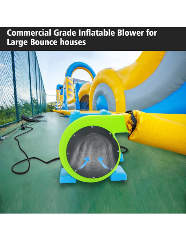 Soplador Inflable MOUNTO 2.0hp Eficiente para Casa de Brincar