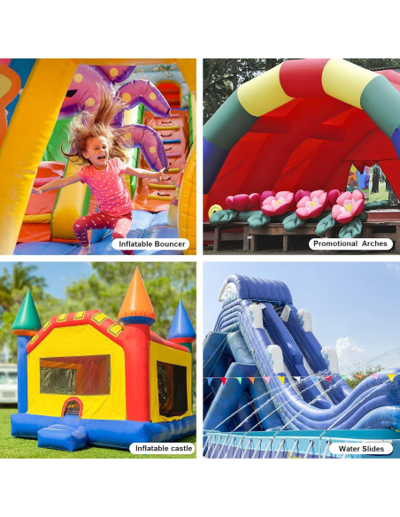 Soplador Inflable MOUNTO 2.0hp Eficiente para Casa de Brincar