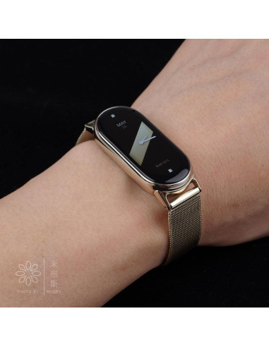 Correa MIJOBS para Xiaomi Mi Band 8 y 9 Acero Inoxidable