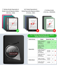 Funda Fintie para Kindle Paperwhite 2024 - Delgada y Ligera 2