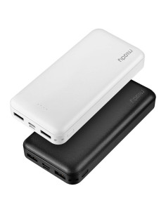 Cargador Portátil Miady 20000mAh, 2 Baterías, Carga Rápida USB-C