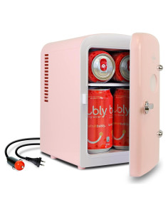 Refrigerador Mini Koolatron KRT04-P 4L Portátil Retro