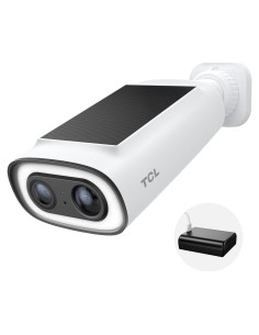 Cámara de Seguridad Solar 2K TCL Cam B1, Wi-Fi, IP65
