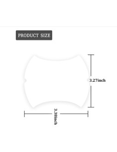 4 Piezas Protectores de Manijas de Puerta Blilo Transparente 2