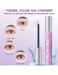 Suero de Crecimiento de Pestañas Sobetuar 5 mL Vegano 2