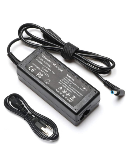 Cargador AC 65W HP ProBook Elitebook 450 840 850 Punta Azul