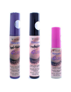 3 Pcs PROSA Máscara Profesional Volumen Negro 4 en 1