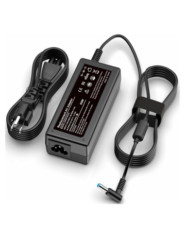 Cargador Laptop HP 65W/45W Adaptador Punta Azul 19.5V