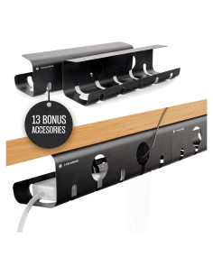 Bandeja de Cable COREMINDED Mediana - Organizador 2 Paquetes