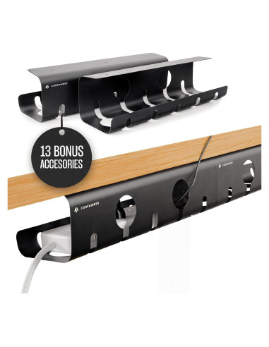 Bandeja de Cable COREMINDED Mediana - Organizador 2 Paquetes