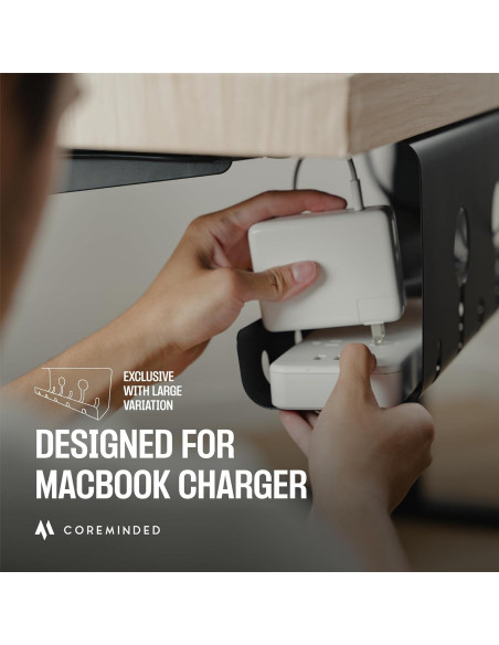 Bandeja de Cable COREMINDED Mediana - Organizador 2 Paquetes