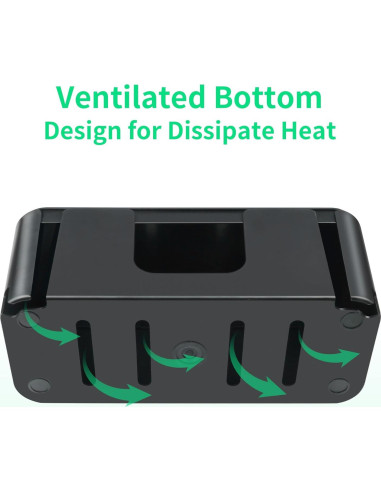 Caja Organizadora de Cables Autonne Grande y Mediana Negra