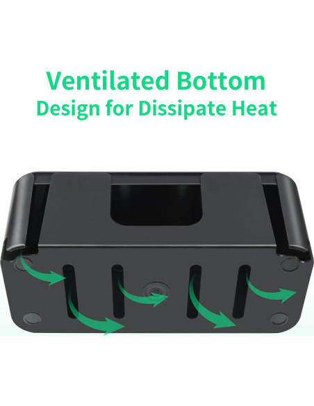 Caja Organizadora de Cables Autonne Grande y Mediana Negra