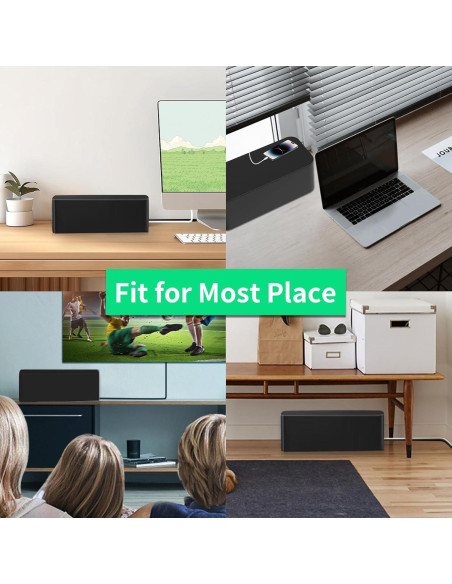 Caja Organizadora de Cables Autonne Grande y Mediana Negra