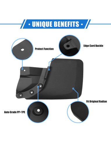 Kit Guardabarros VekAuto para Toyota Tacoma 2016-2021