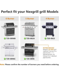 Kit de Repuesto para Parrilla Nexgrill 5 Quemadores 2